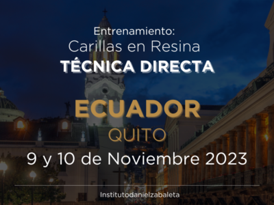 Entrenamiento: Carillas en Resina Técnica Directa (Quito)