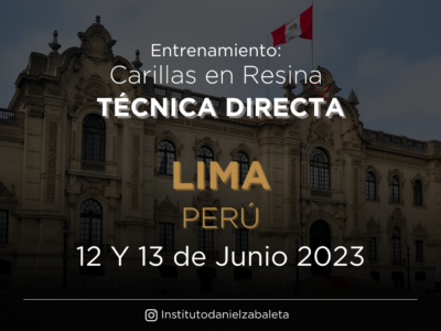 Entrenamiento: Carillas en Resina Técnica Directa (Lima)